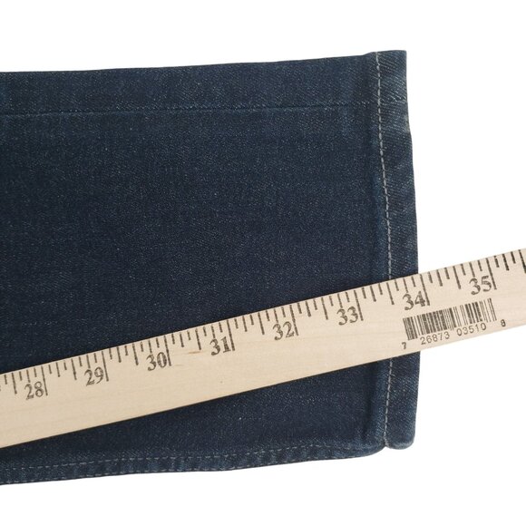 Banana Republic Jeans Men 31x34 Slim Fit Traveler Stretch Dark Blue Denim NWOT - Picture 8 of 10
